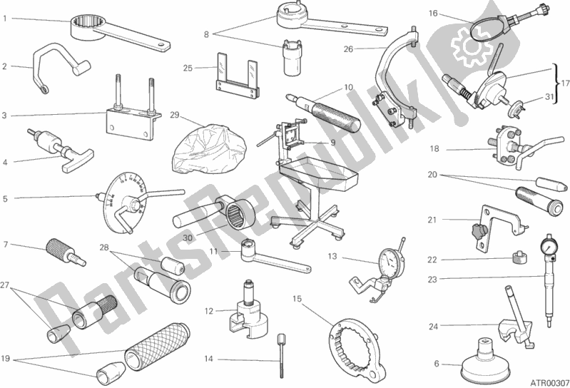 All parts for the Workshop Service Tools, Engine of the Ducati Monster 796 USA 2013
